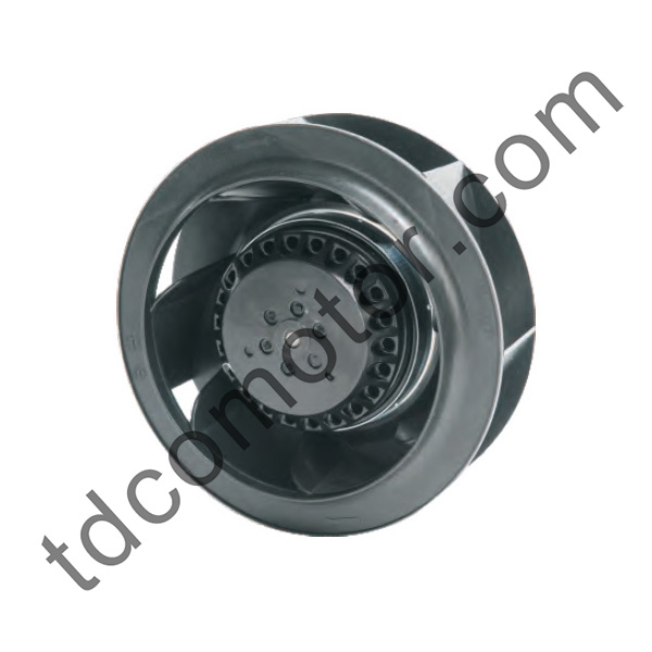 Characteristics of AC backward-curved centrifugal fans