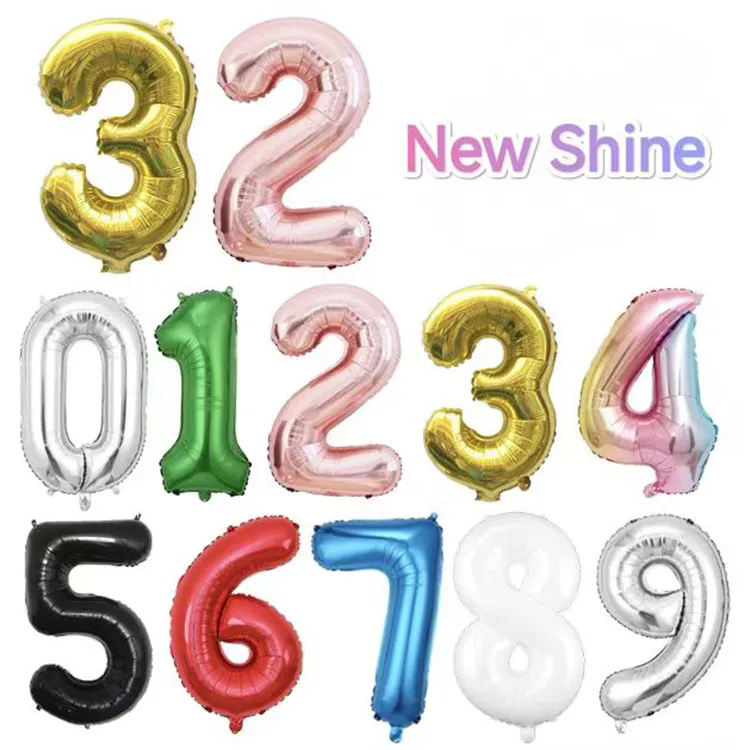 Celebrating in Style: The Allure of Foil Number Balloons